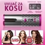 Bežični rotirajući - keramički uvijač kose