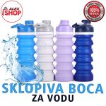 Sklopiva boca od silikona za sva pića
