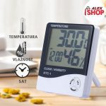 3u1 Termometar Digitalni Merač temperature i vlažnosti +sat