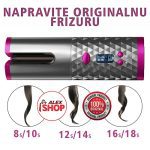 Bežični rotirajući - keramički uvijač kose