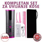 Bežični rotirajući - keramički uvijač kose