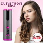 Bežični rotirajući - keramički uvijač kose