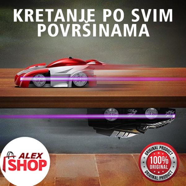 Auto -Spajdermen koji ide po plafonu i zidovima