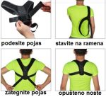 POJAS ZA PRAVILNO DRŽANJE RAMENA, KIČME I LEĐA za sve UZRASTE