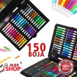 Umetnički Kofer – Kreativni Set Bojica i Flomastera