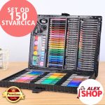 Umetnički Kofer – Kreativni Set Bojica i Flomastera