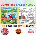 Veliki platneni set - podloga za bojenje