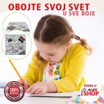 Veliki platneni set - podloga za bojenje
