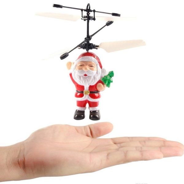 2u1 Leteći DEDA MRAZ + Ukras za jelku