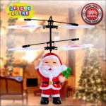2u1 Leteći DEDA MRAZ + Ukras za jelku