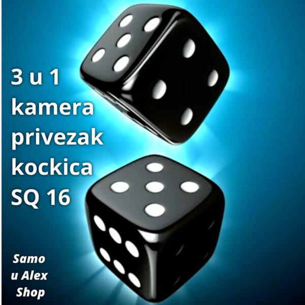Mini špijunska kamera privezak kockica full HD