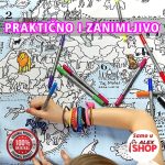 Veliki platneni set - podloga za bojenje