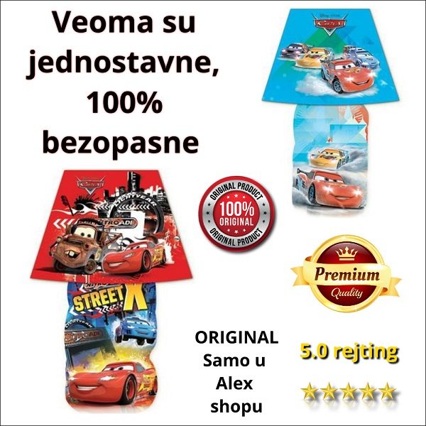 DIZNI Dečija led lampa za zid -samolepljiva