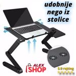 T9 sto za laptop sa ventilatorom i postoljem za miša