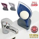 Držač za sapun ili sunđer u obliku lista