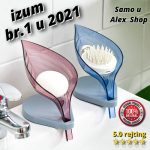 Držač za sapun ili sunđer u obliku lista