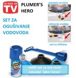 SET ZA ODGUŠIVANJE VODOVODA PLUMER'S HERO