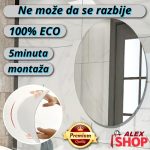 samolepljivo ogledalo stiker ovalno 20x30cm