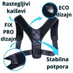 POJAS ZA PRAVILNO DRŽANJE RAMENA, KIČME I LEĐA za sve UZRASTE