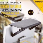 TV i monitor polica za daljinski, ruter i druge sitnice