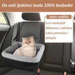 NOVO! Auto sedište za pse i mačke
