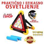 5u1 Multifunkcionalni Led 30W Trokut - Trougao i powebank