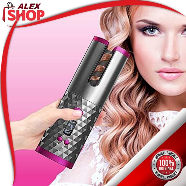 Bežični rotirajući - keramički uvijač kose