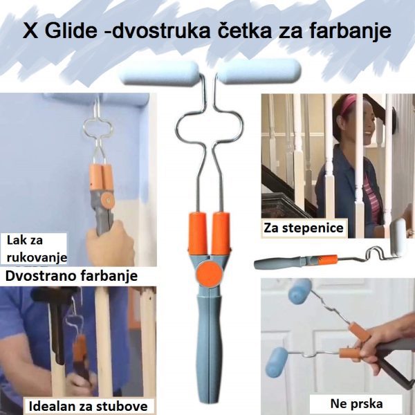 Dvostrana četka za farbanje - X Glide