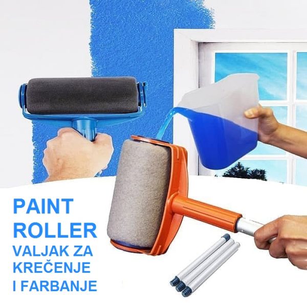 PAINT ROLLER VALJAK ZA KREČENJE VELIKI SET