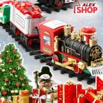 Novogodišnji vozić sa deda mrazom