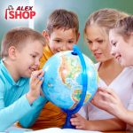 Globus Sveta koji se rotira 360 stepeni