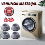 Podmetači za veš mašinu protiv buke, vibracija i klizanja 4u1