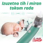 Električni VAKUM aspirator za nos i uši za bebe