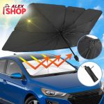Auto suncobran u obliku kišobrana za šoferku ful sklopiv