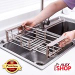 Prenosiva čelična korpa za sudoperu za prenje i ceđenje