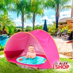 3u1 dečiji bazen sa šatorom za plažu i dvorište
