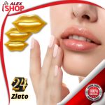 100% Bio kolagen maska za usne sa 24k zlatom