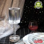 Dekoraciona kristalna LED lampa na USB punjenje sa daljinskim