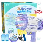 Bazooka svetleća puška za mehuriće pravi 69 balončića odjednom