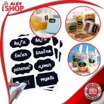 Piši-briši nalepnice sa markerom za tegle saksije knjige...