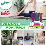 Set opuštajuće spa terapije sa 32 mirišljava štapića i 4 arome