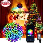 Pametne Bluetooth LED sijalice - lampice za jelku sa daljinskim