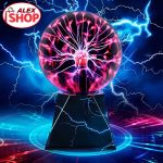 Tesla električna plazma kugla i lampa sa munjama