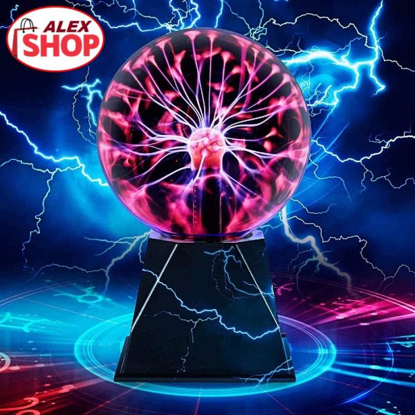 Tesla električna plazma kugla i lampa sa munjama