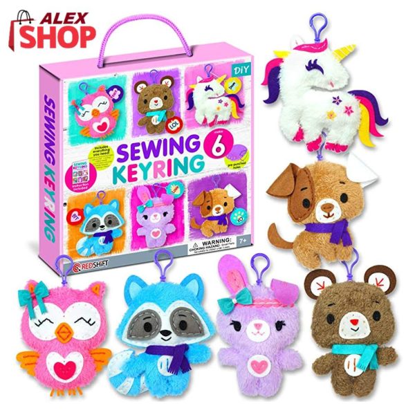 Veliki dečiji komplet za šivenje i pravljenje privezaka za ključeve