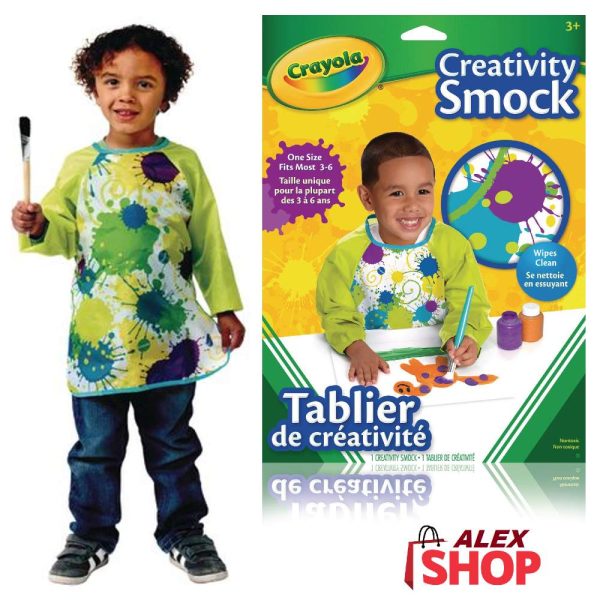 Umetnička majica kecelja za decu za bojenje bez prljanja