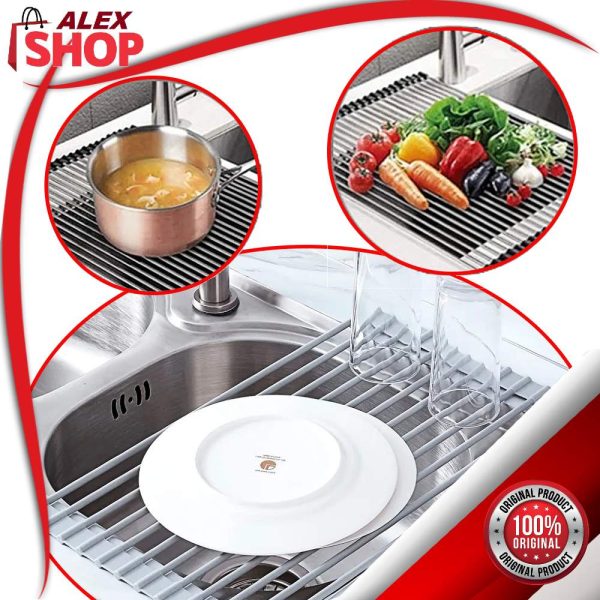 Sink Roller - Višenamenski oceđivač za suđe koji se urolava