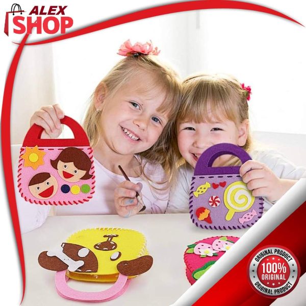 Edukativni dečiji komplet za šivenje torbica 2+1 GRATIS