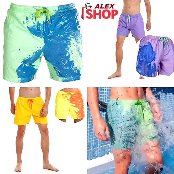 Muški šorc za kupanje 2Color koji menja boje
