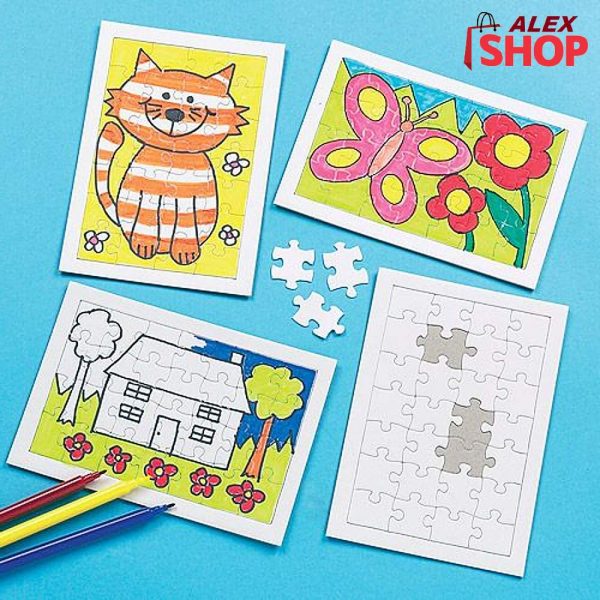 Slagalica bojanka - puzle i bojice za umetničku aktivnost dece